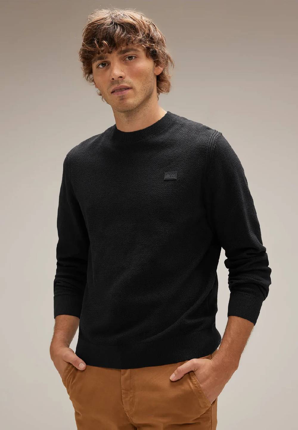 Street One Feiner Strukturpullover