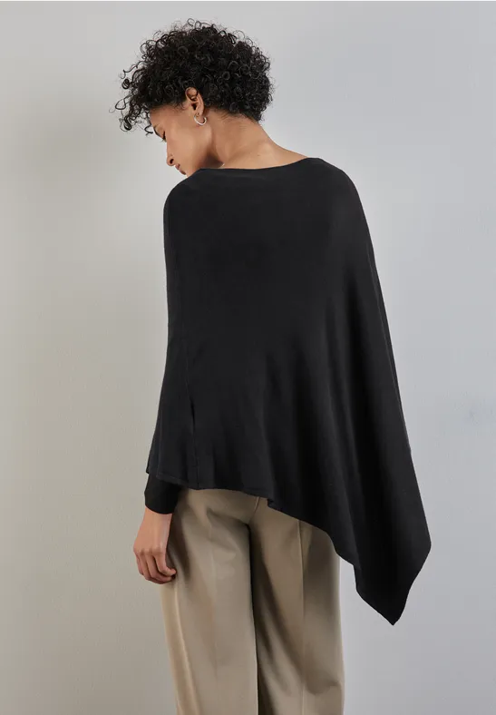 Street One Feinstrickponcho