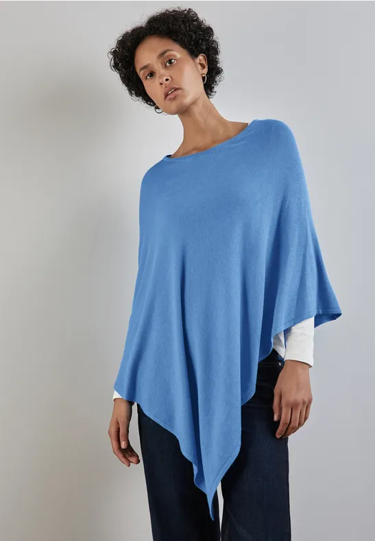Street One Feinstrickponcho