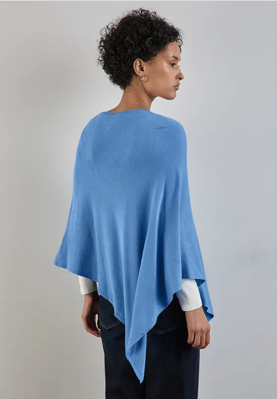 Street One Feinstrickponcho