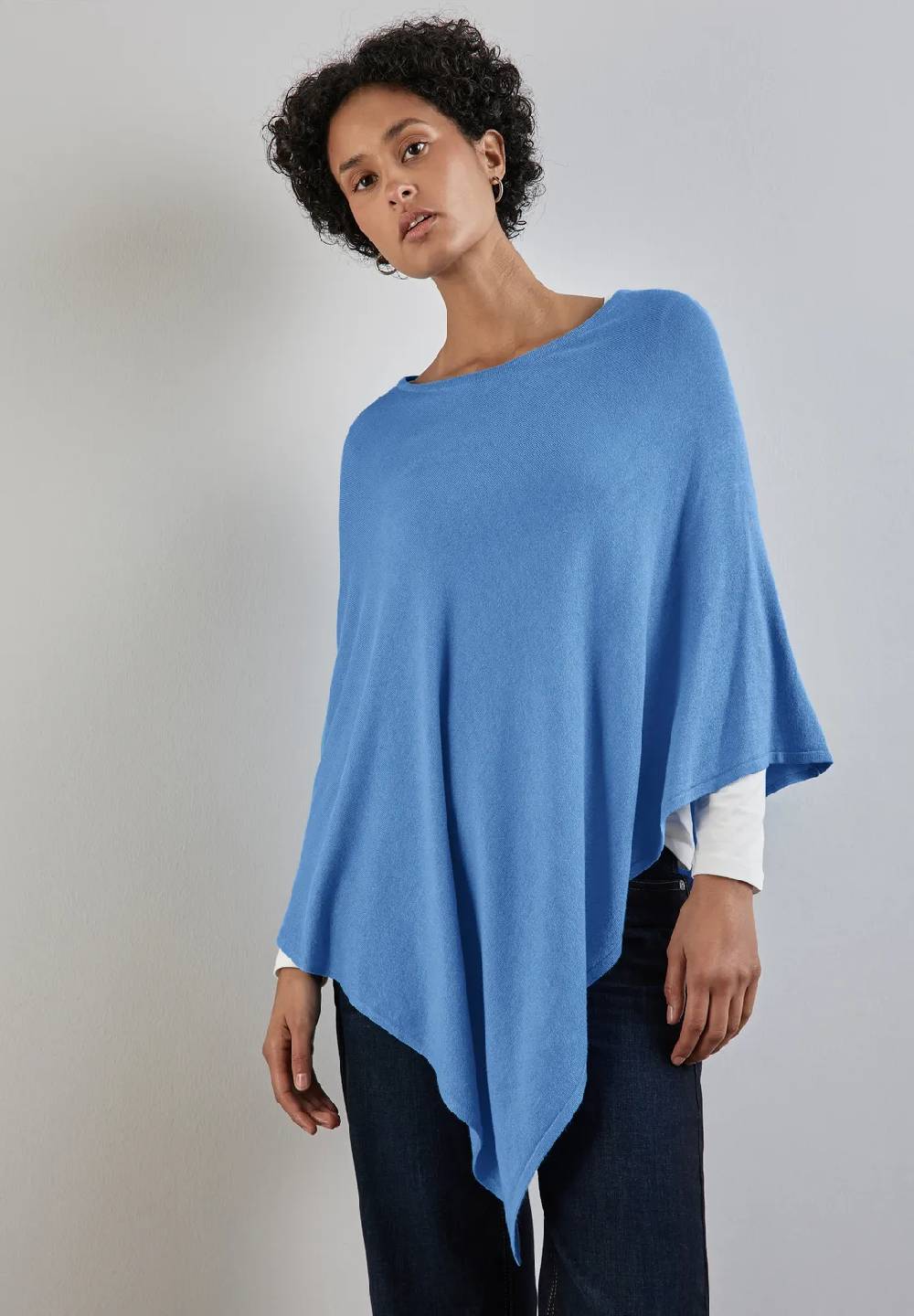 Street One Feinstrickponcho
