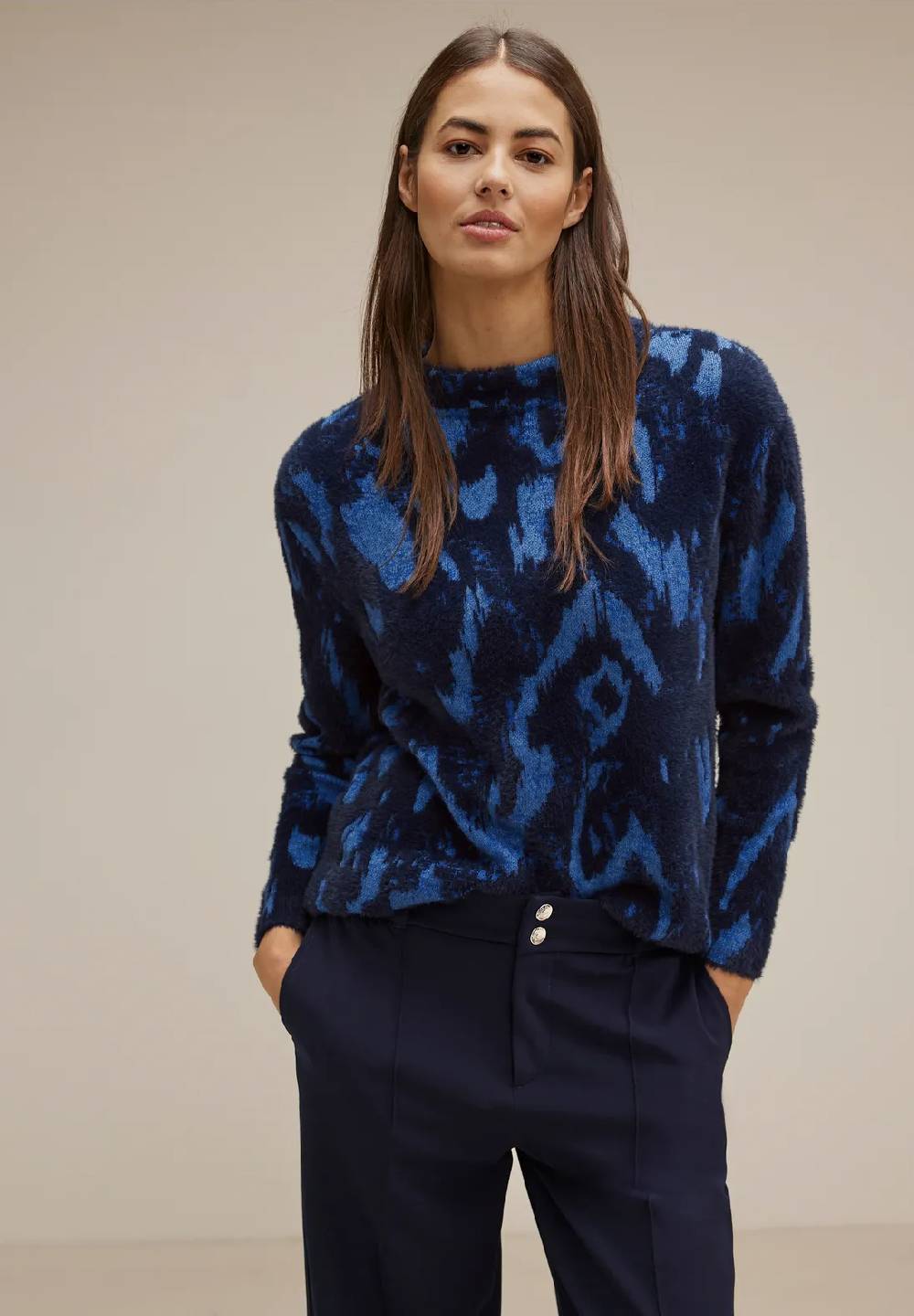 Street One Flauschiger Pullover