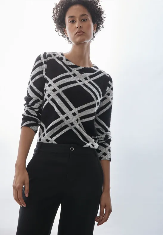 Street One Flauschiges Langarmshirt