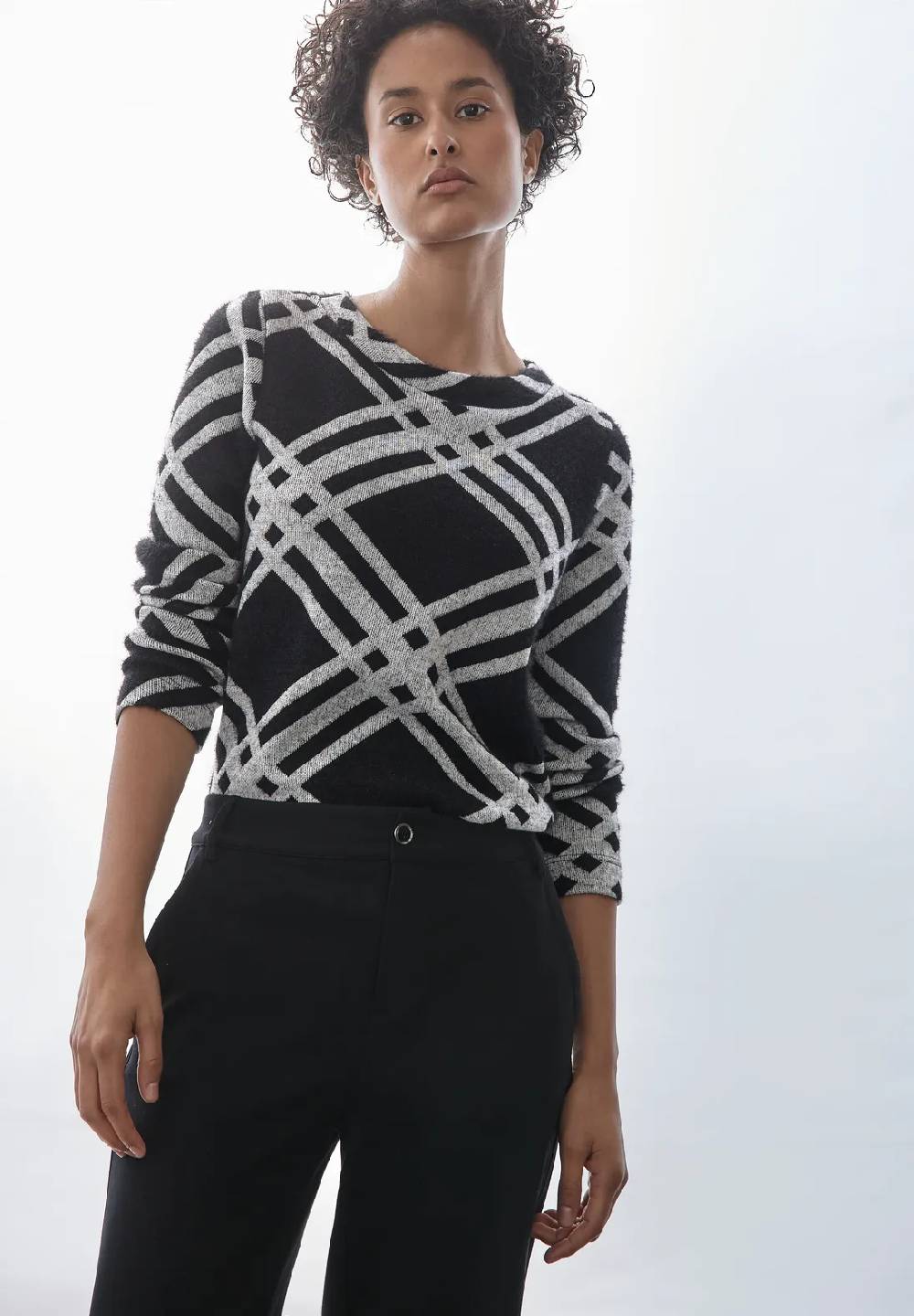 Street One Flauschiges Langarmshirt