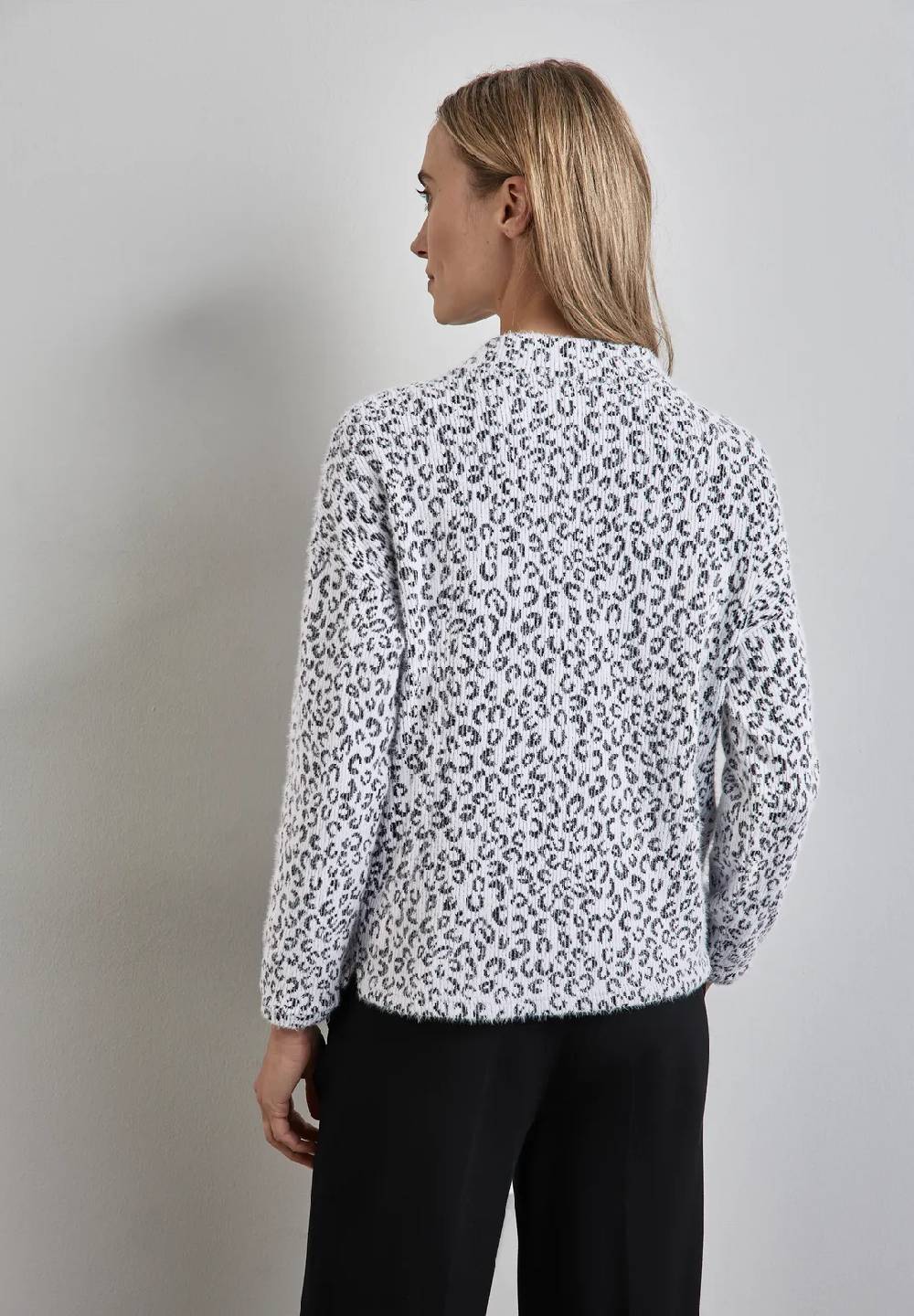 Street One Flauschiges Leo-Shirt