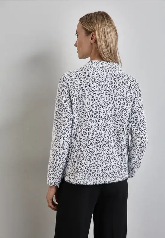 Street One Flauschiges Leo-Shirt