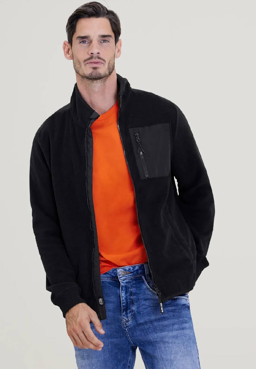 Street One Fleece Cardigan