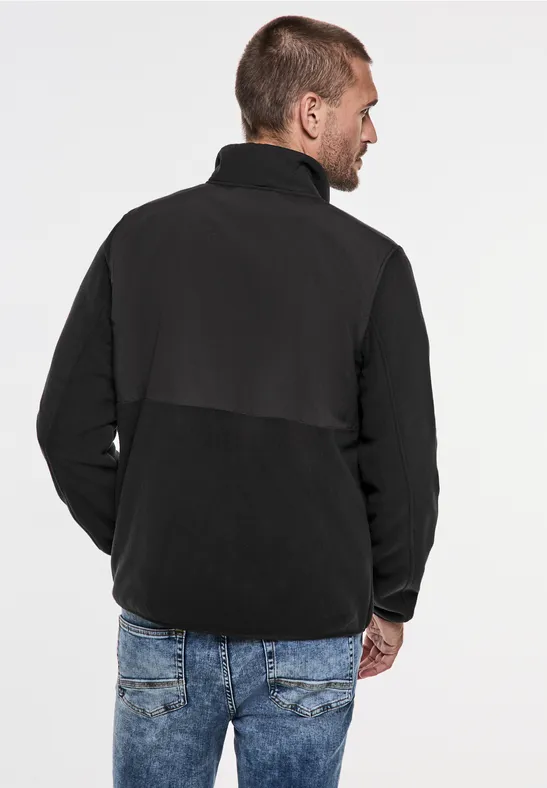 Street One Fleecejacke Im Materialmix