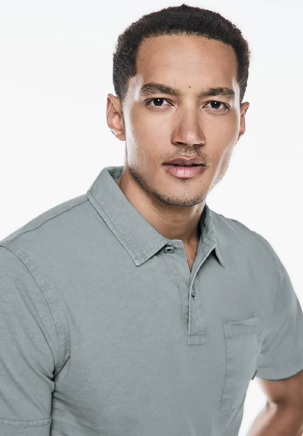 Street One Garmend Dye Slub Poloshirt