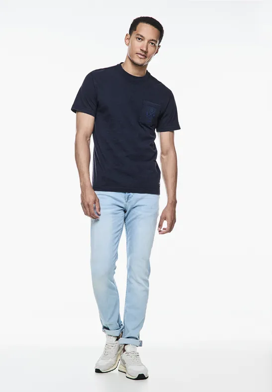 Street One Garmend Dye Slub T-Shirt