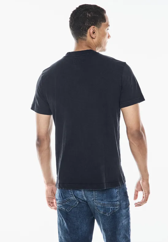 Street One Garment Dye Henley Shirt