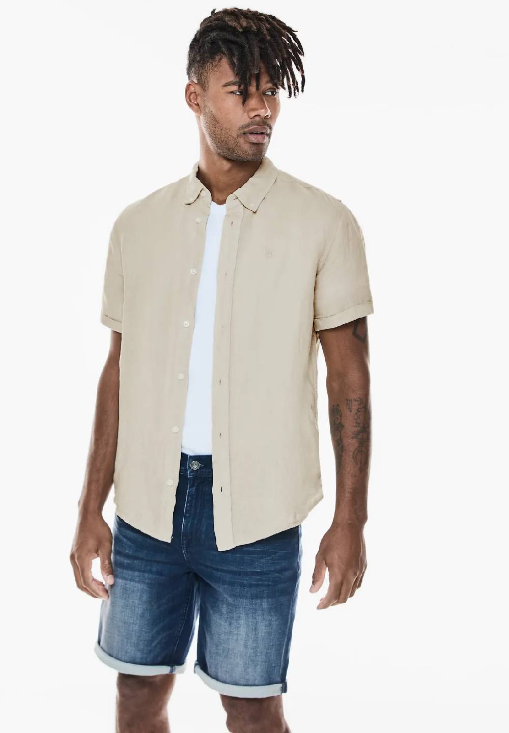 Street One Garment dye Leinenhemd