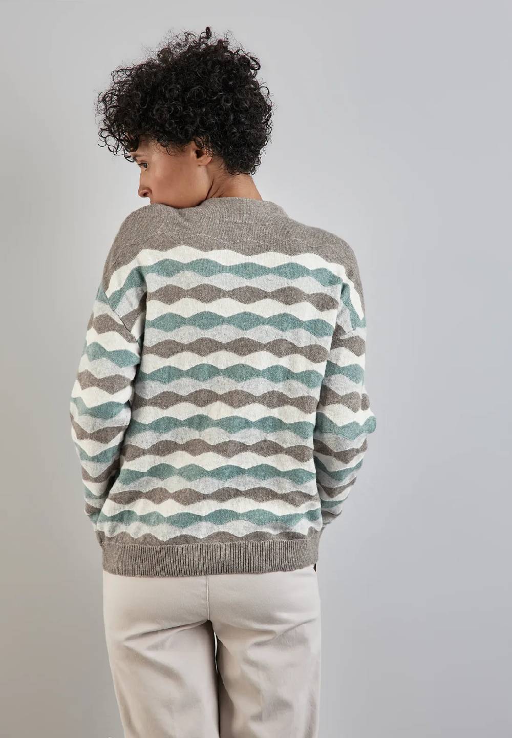 Street One Gemusterter Pullover
