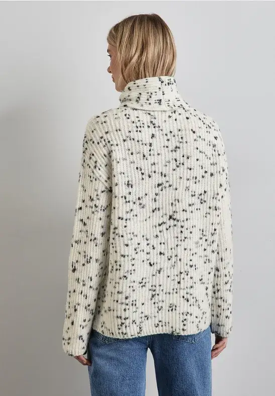 Street One Gemusterter Strickpullover