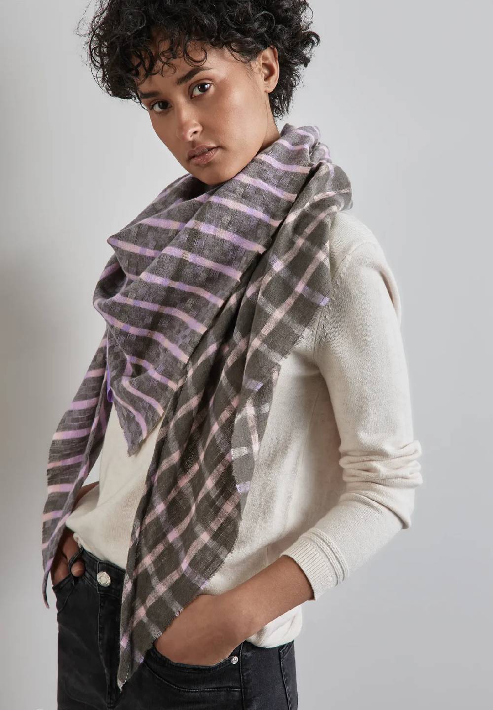 Street One Gemustertes Dreieckstuch