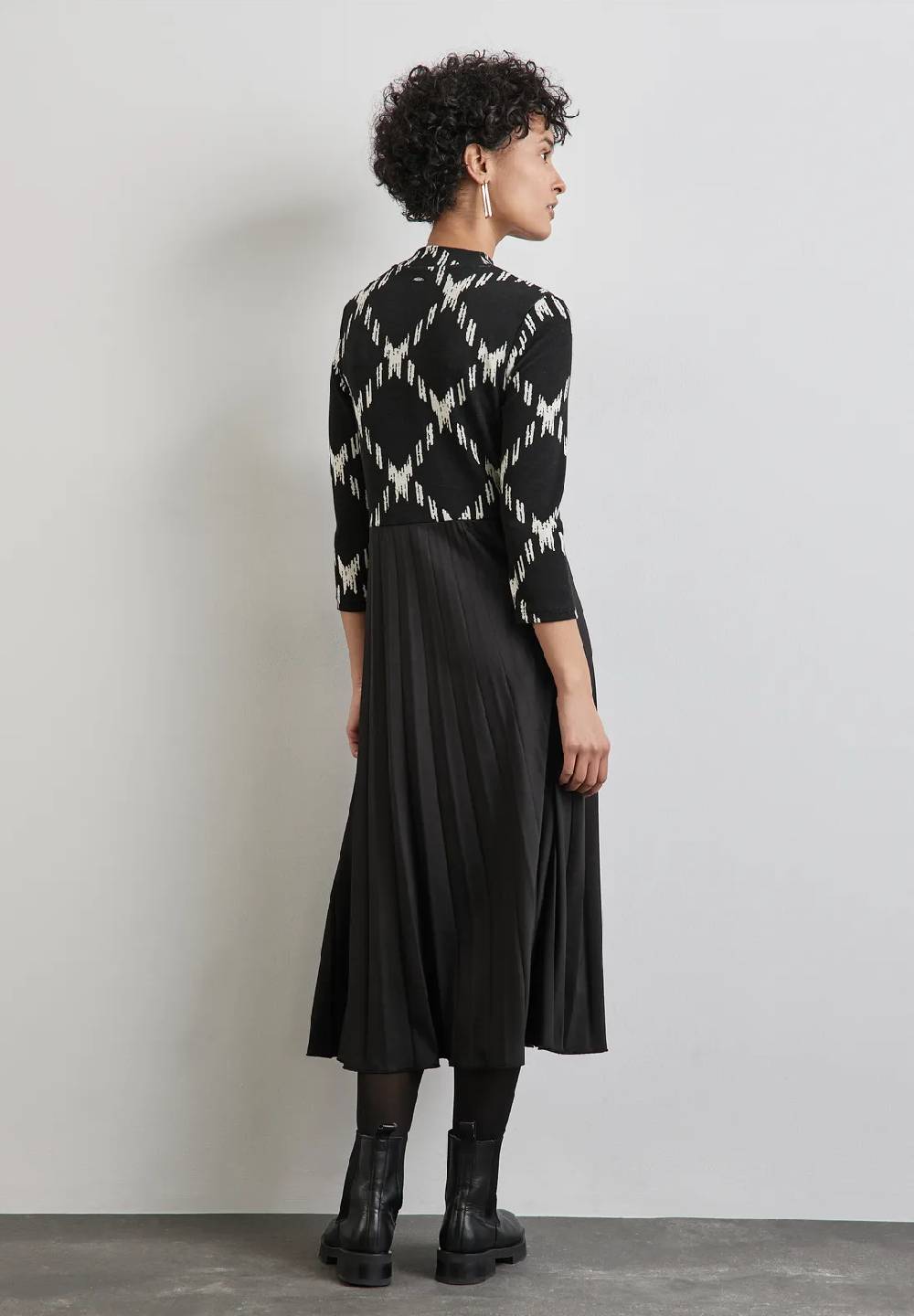 Street One Gemustertes Midi-Kleid