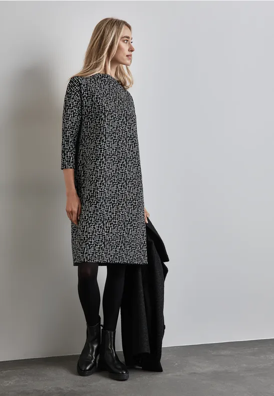 Street One Gemustertes T-Shirt-Kleid