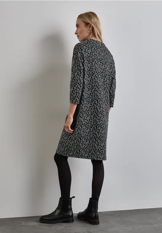 Street One Gemustertes T-Shirt-Kleid