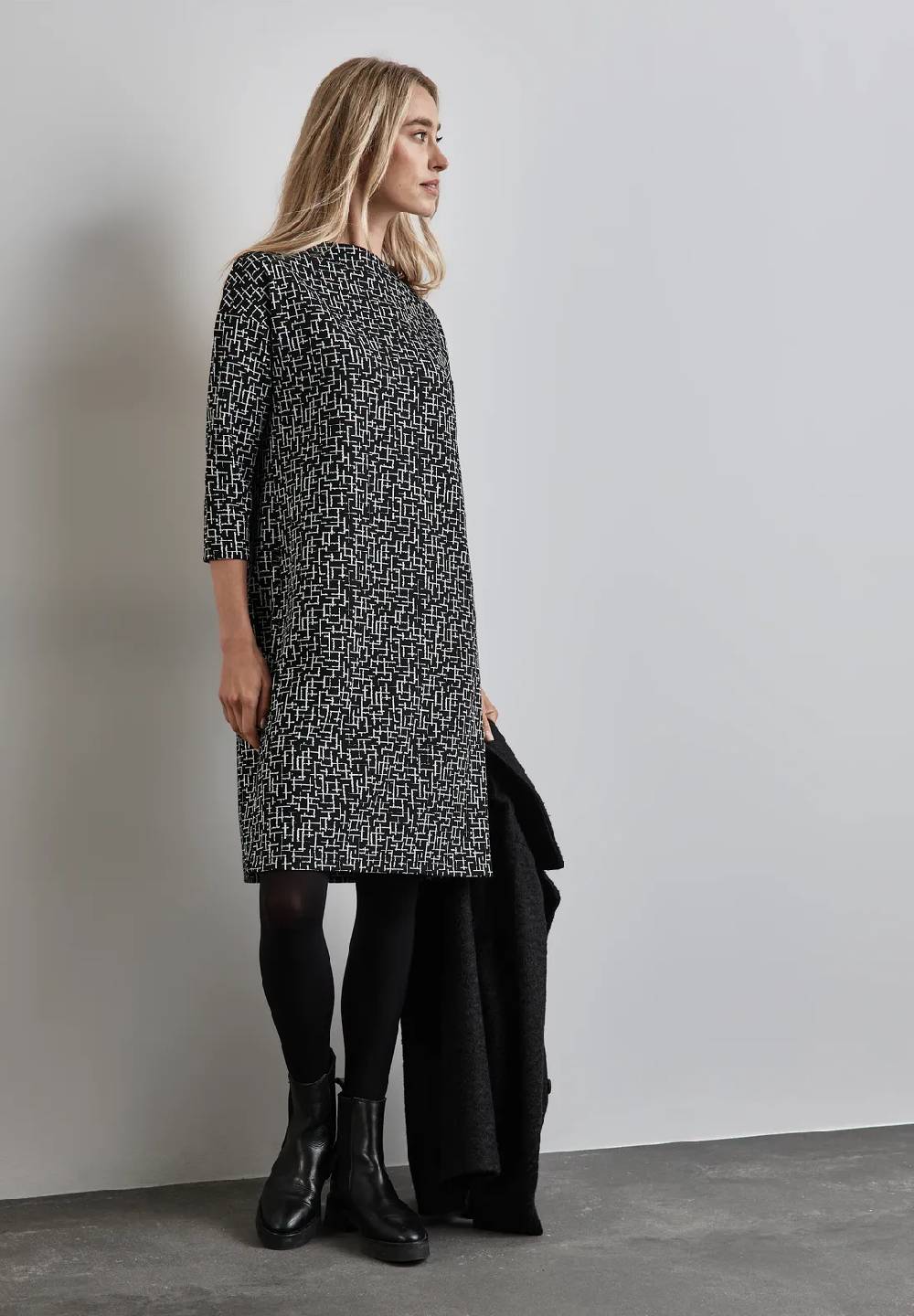 Street One Gemustertes T-Shirt-Kleid