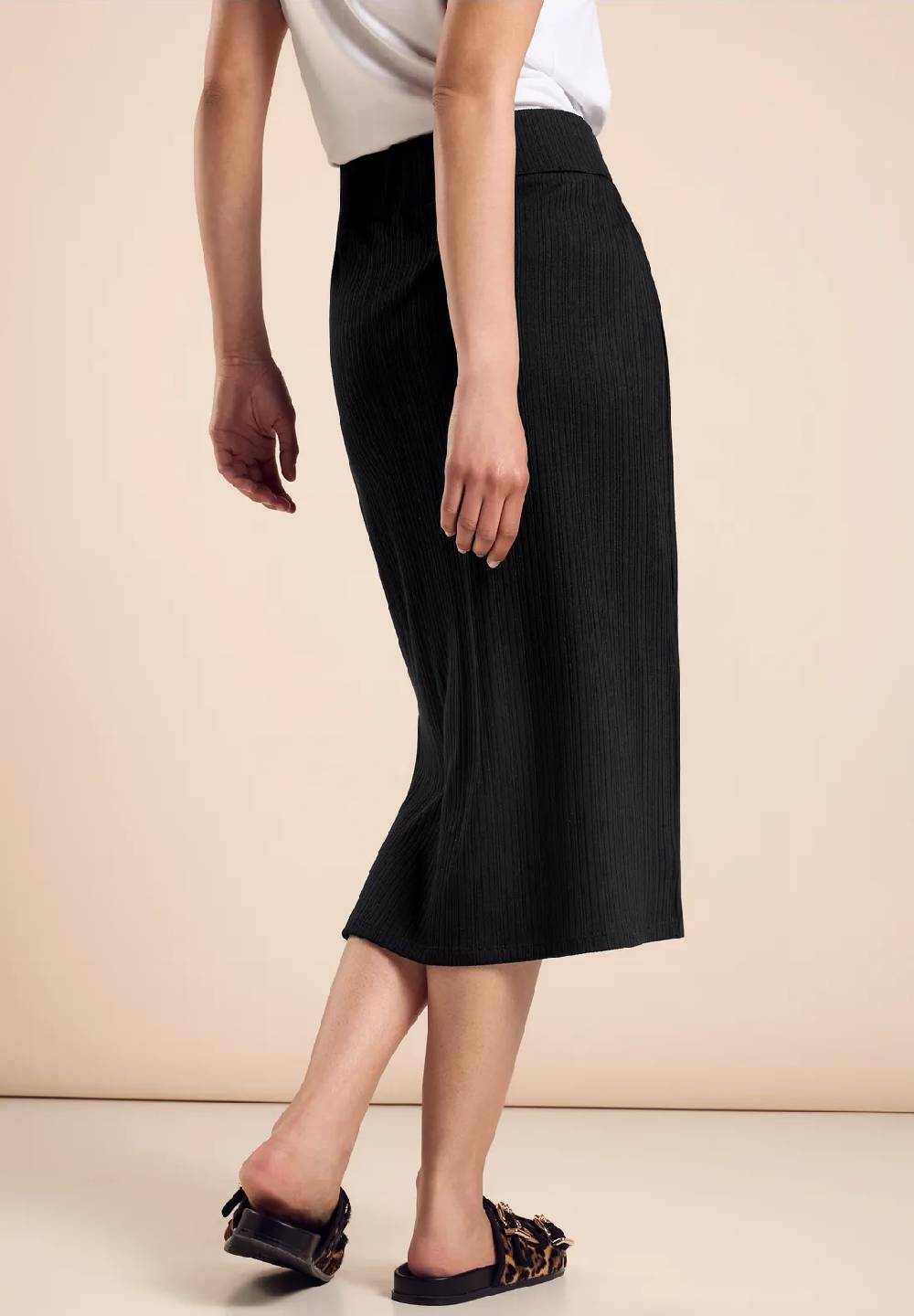 Street One Gerippter Midi-Rock - Style PEPICA