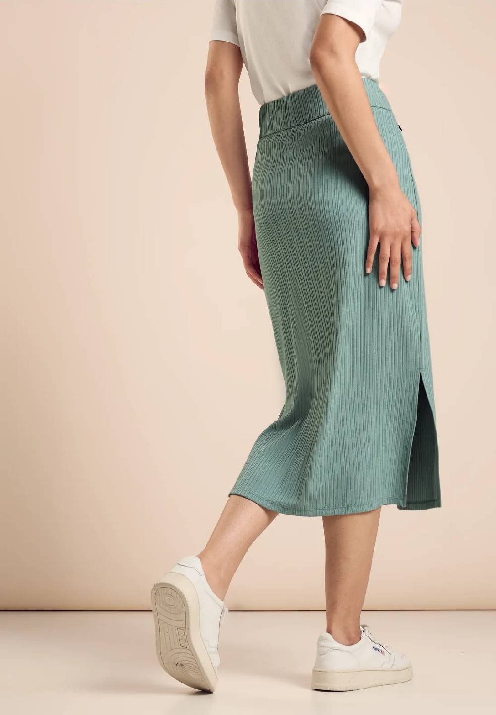 Street One Gerippter Midi-Rock - Style PEPICA