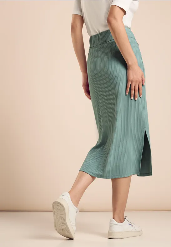 Street One Gerippter Midi-Rock - Style PEPICA