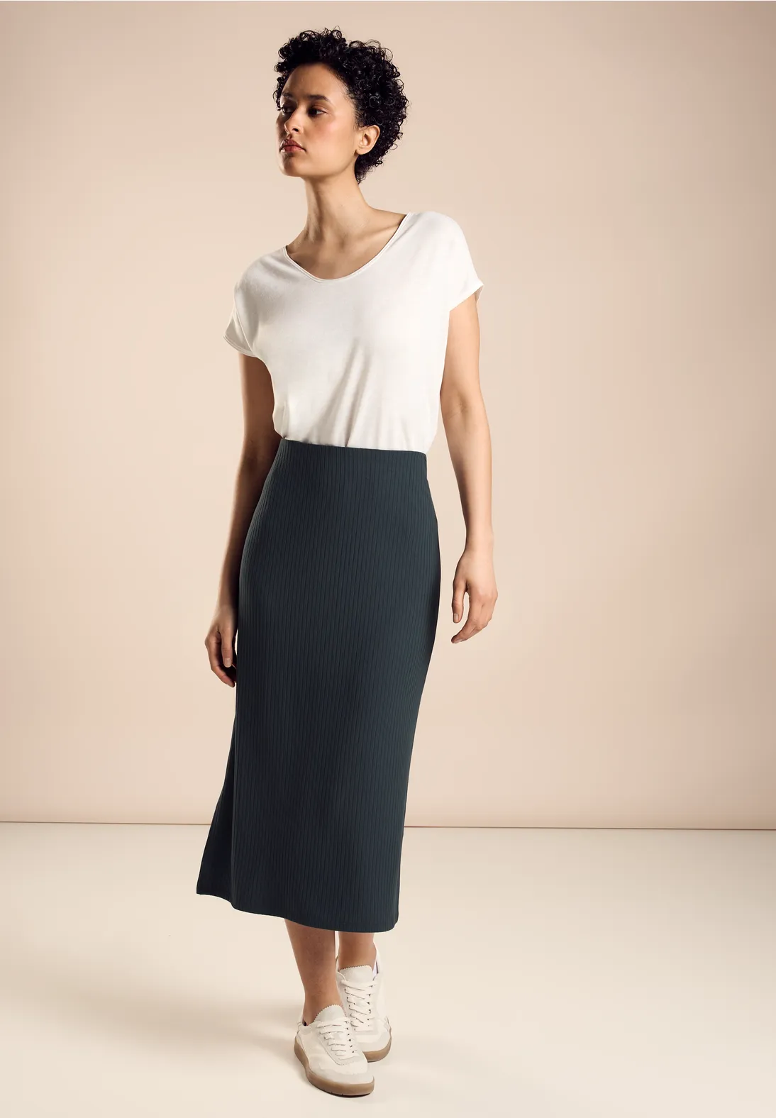 Street One Gerippter Midirock - Style PEPICA