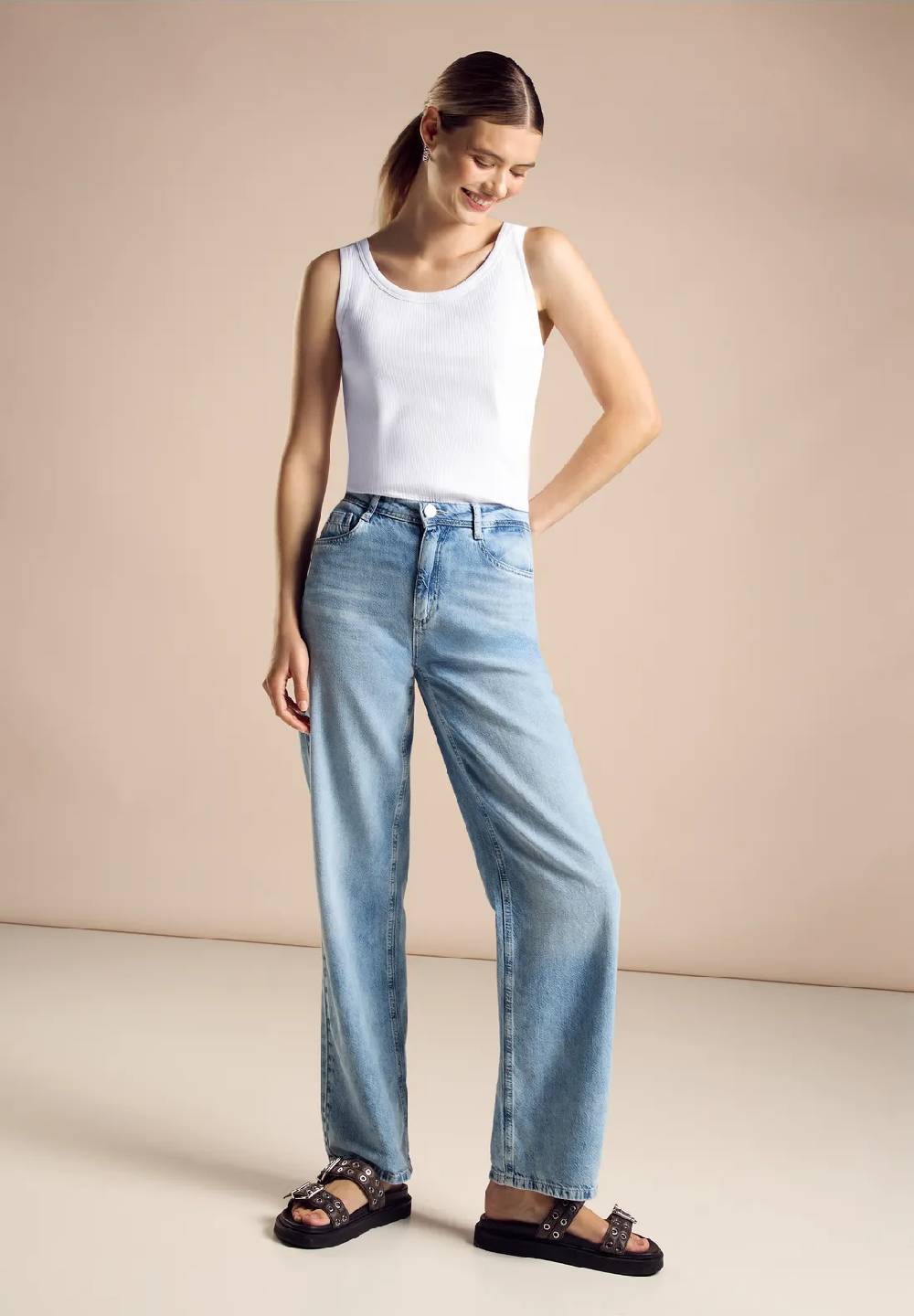 Street One Geripptes Top