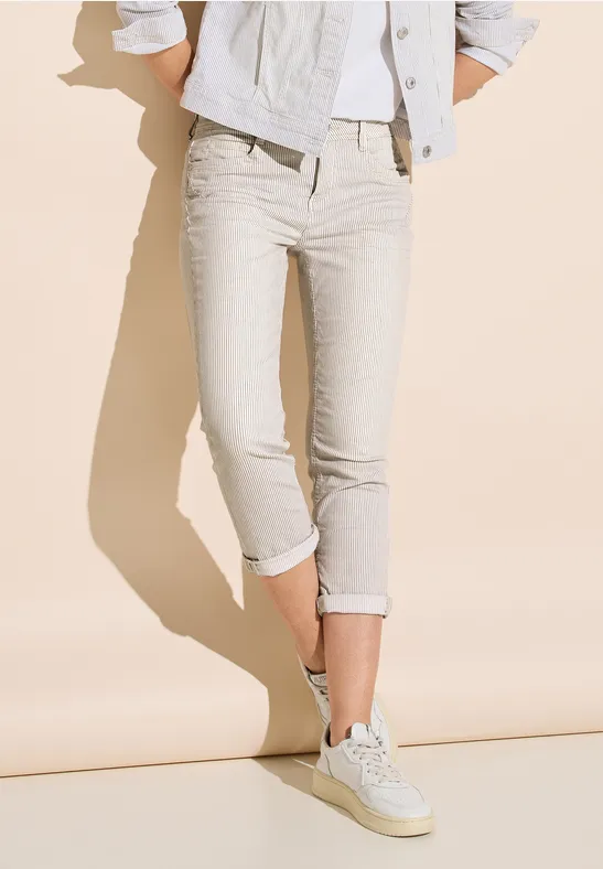 Street One Gestreifte 7/8 Jeans
