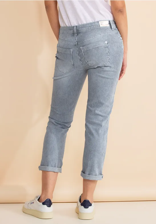 Street One Gestreifte 7/8 Jeans - Style JANE