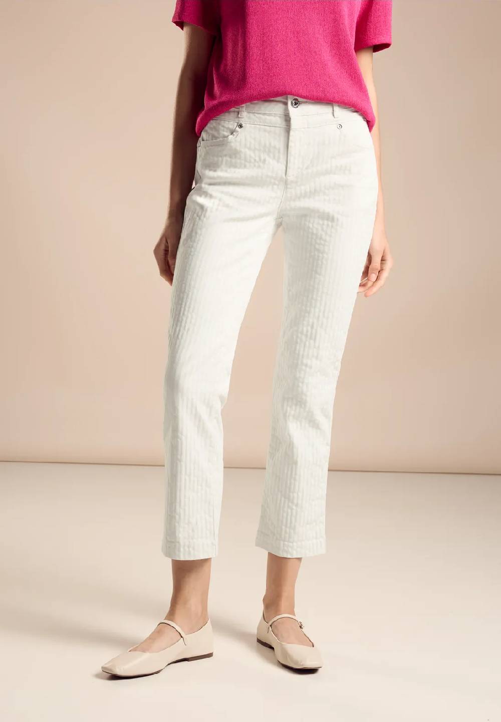 Street One Gestreifte Casual Fit Hose - Style YULIUS