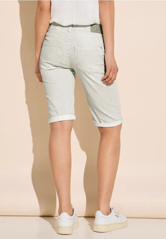 Street One Gestreifte Jeans Shorts - Style JANE