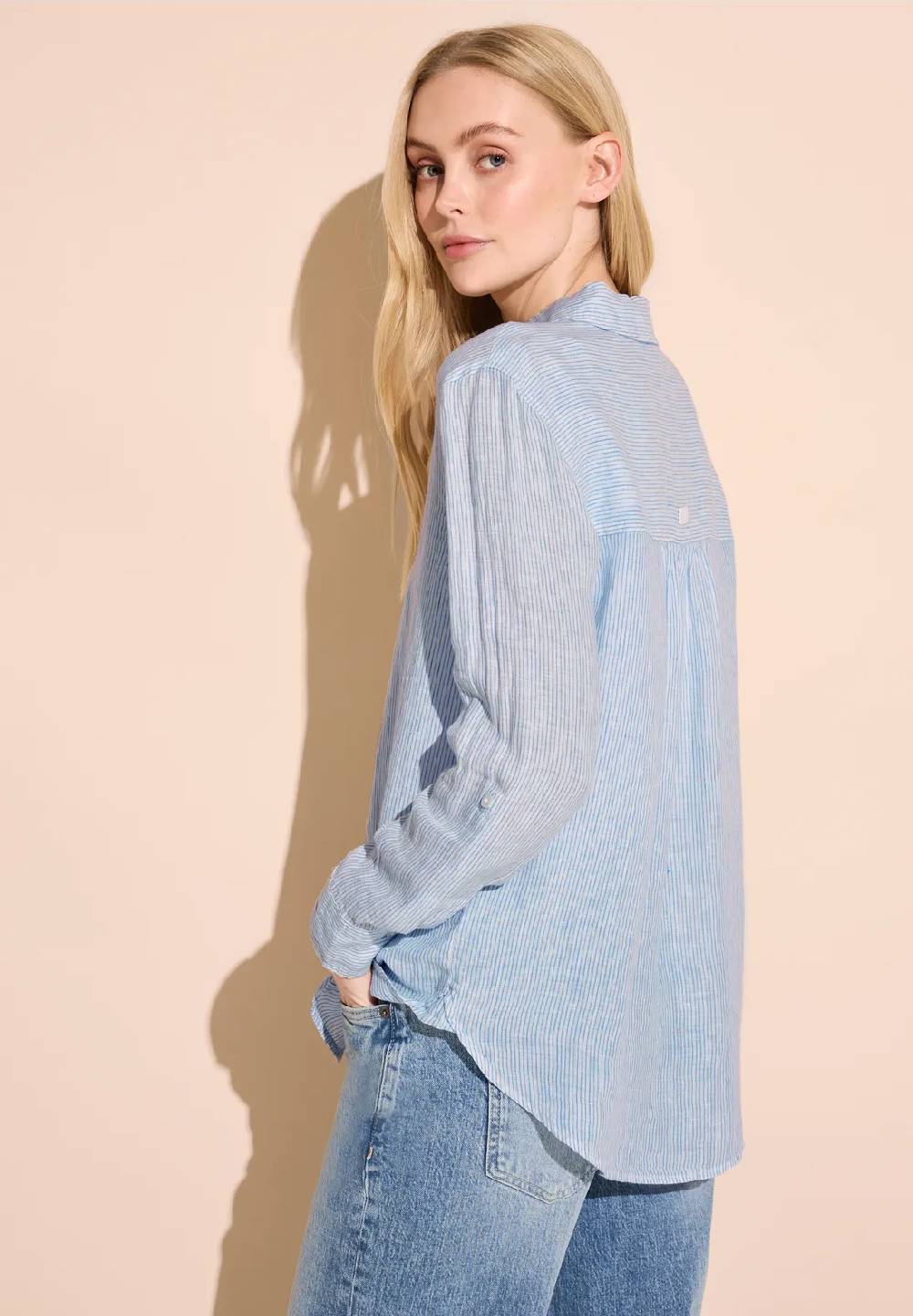 Street One Gestreifte Leinenbluse