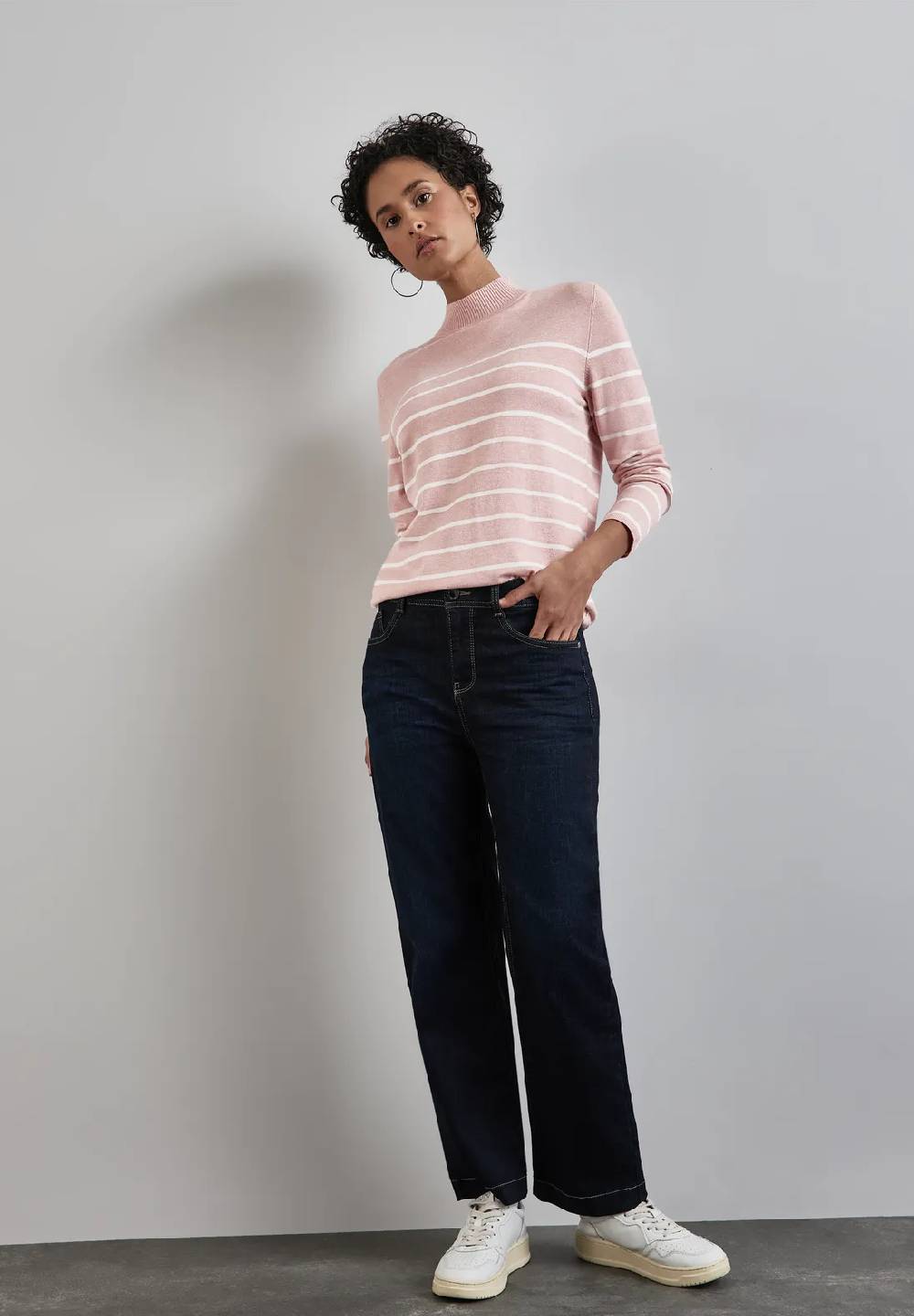 Street One Gestreifter Basic Pullover