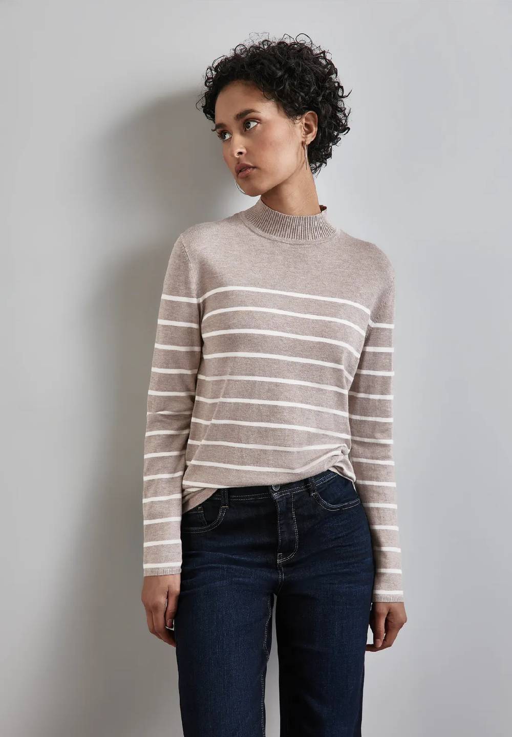 Street One Gestreifter Basic Pullover