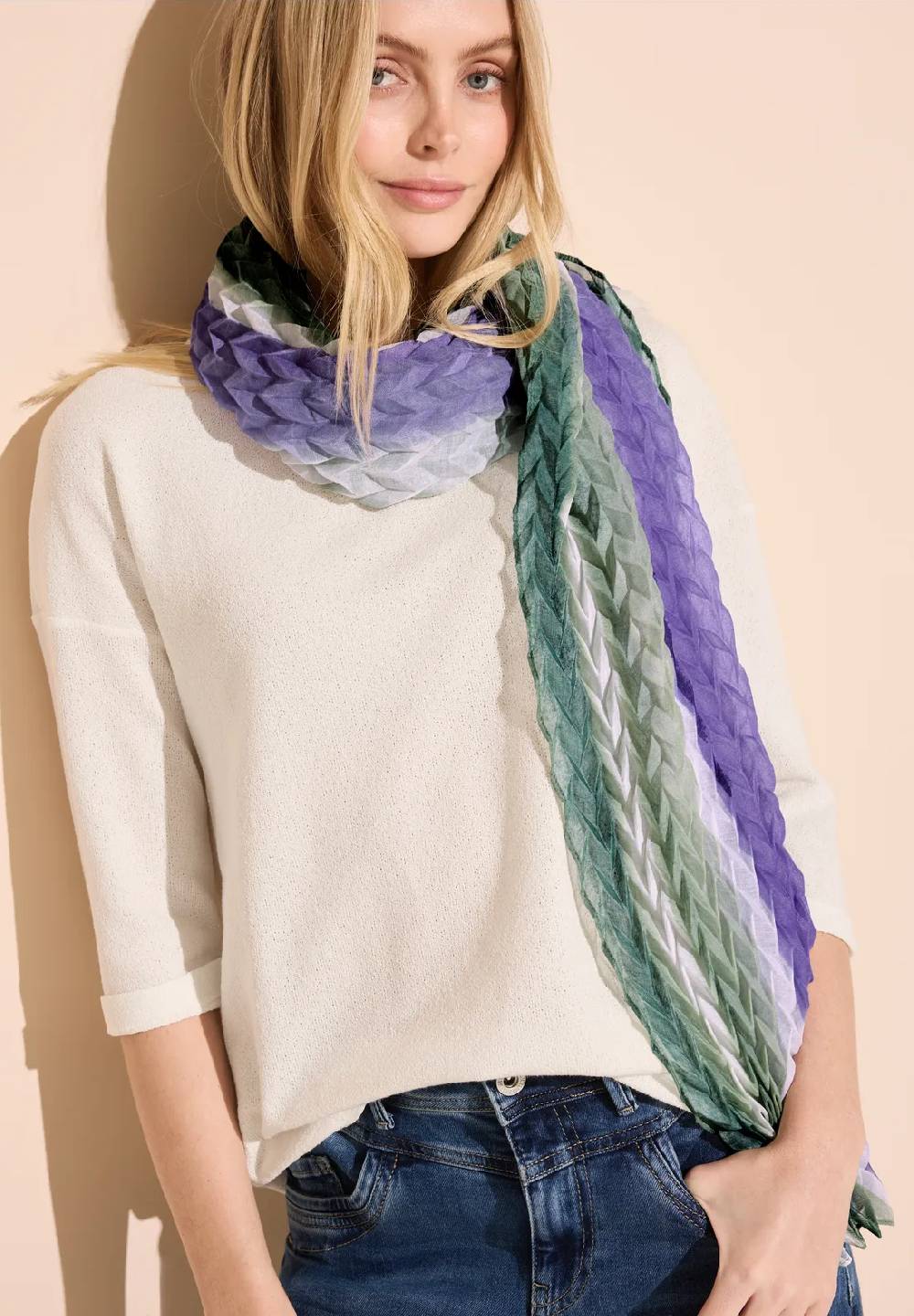 Street One Gestreifter Longschal