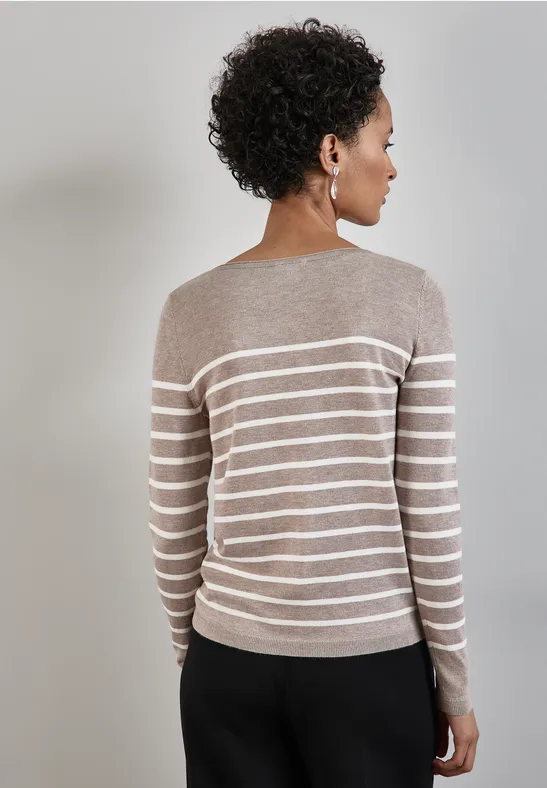 Street One Gestreifter Pullover
