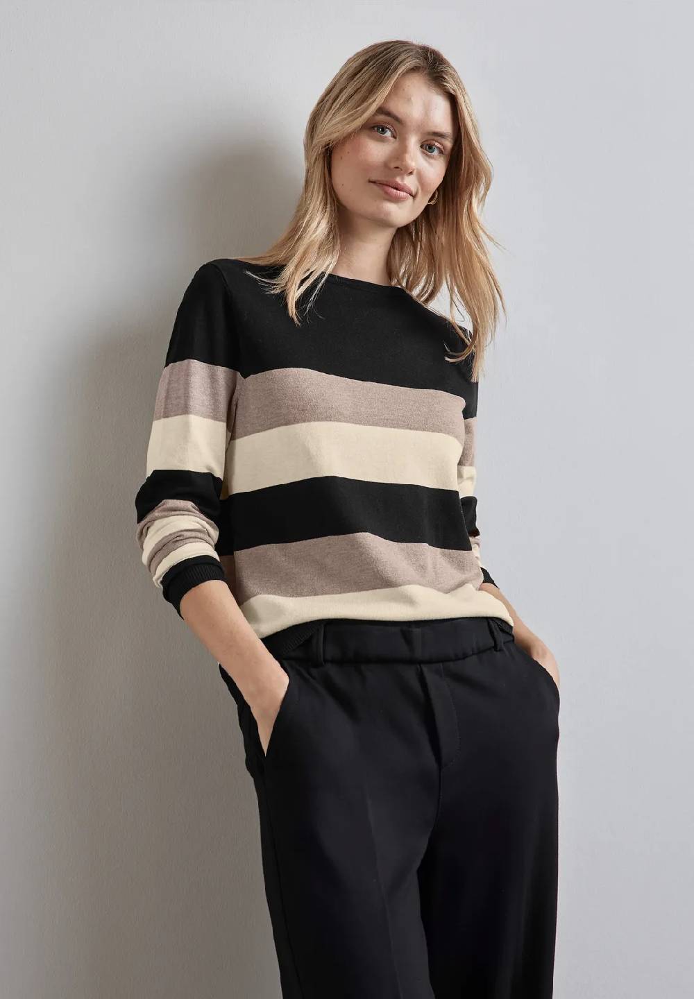 Street One Gestreifter Pullover