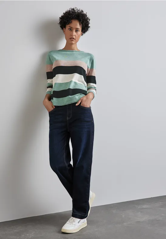 Street One Gestreifter Pullover