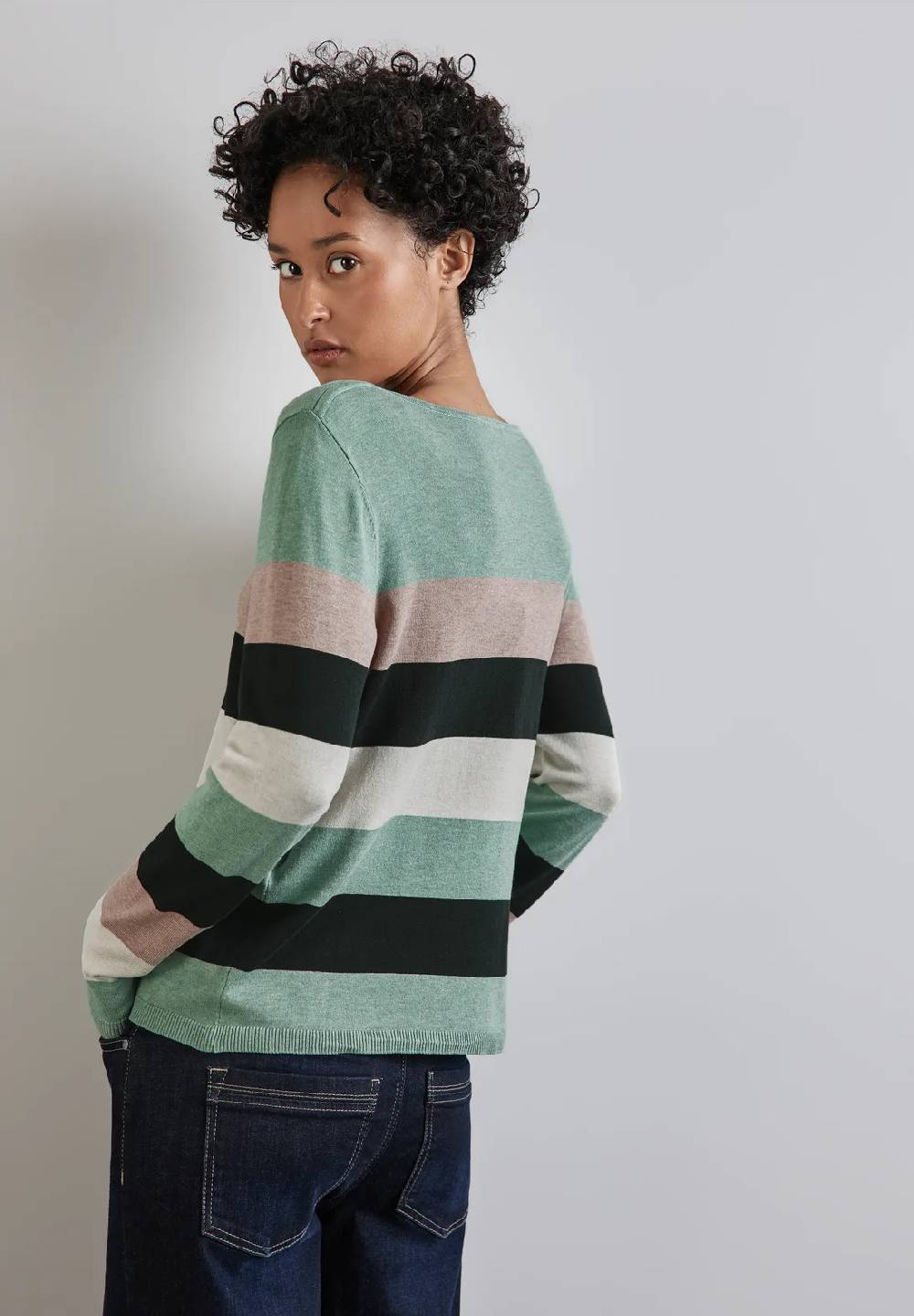 Street One Gestreifter Pullover