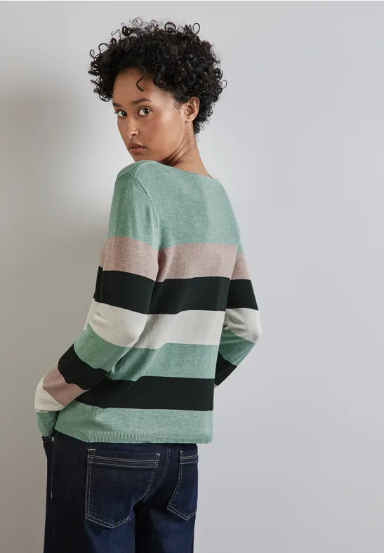 Street One Gestreifter Pullover