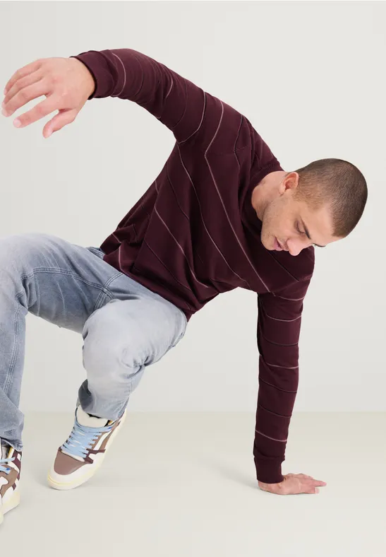 Street One Gestreifter Strickpullover