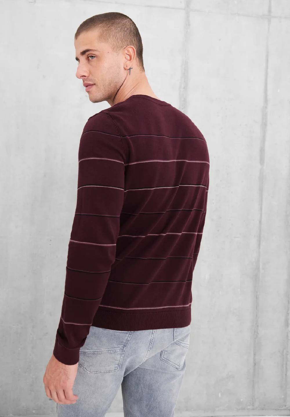Street One Gestreifter Strickpullover