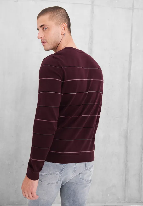Street One Gestreifter Strickpullover