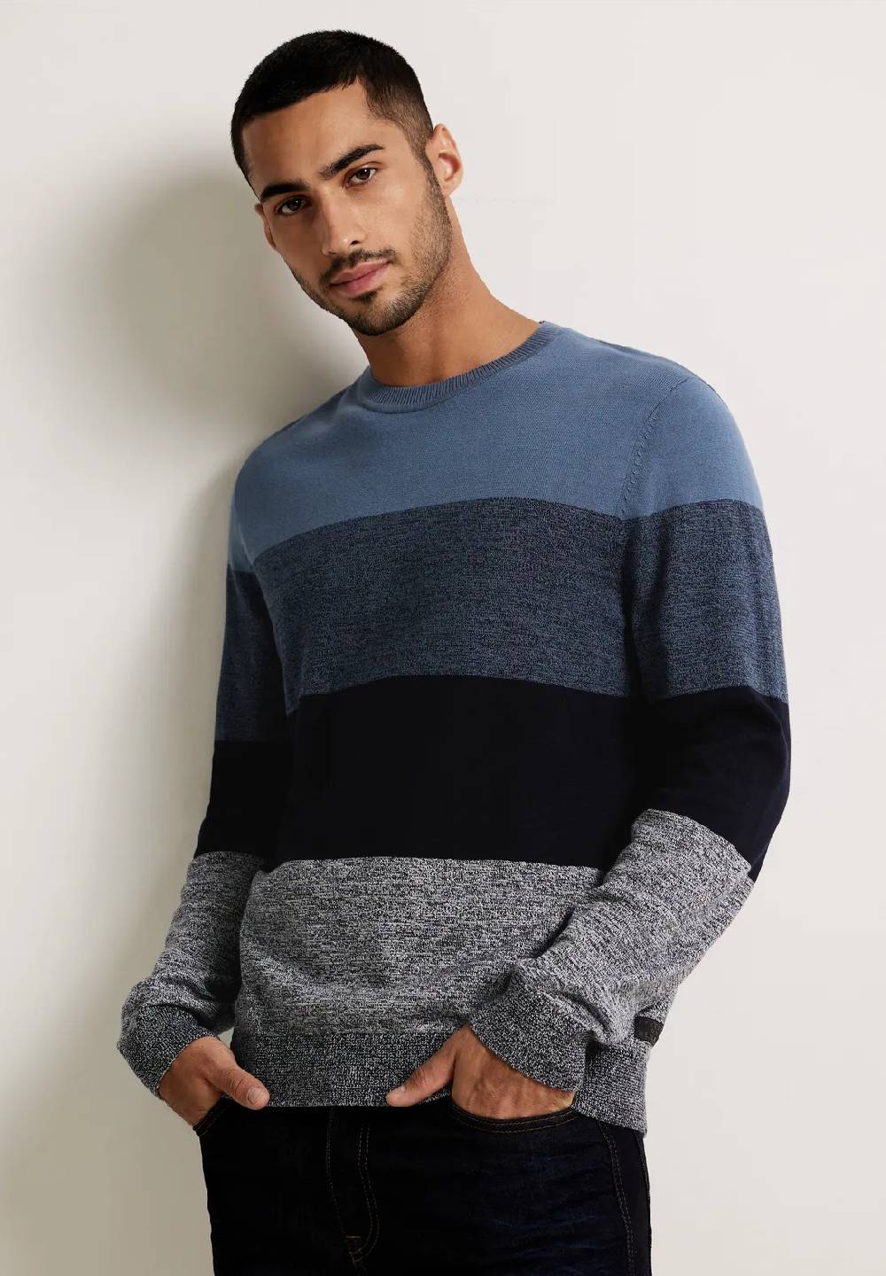 Street One Gestreifter Strickpullover