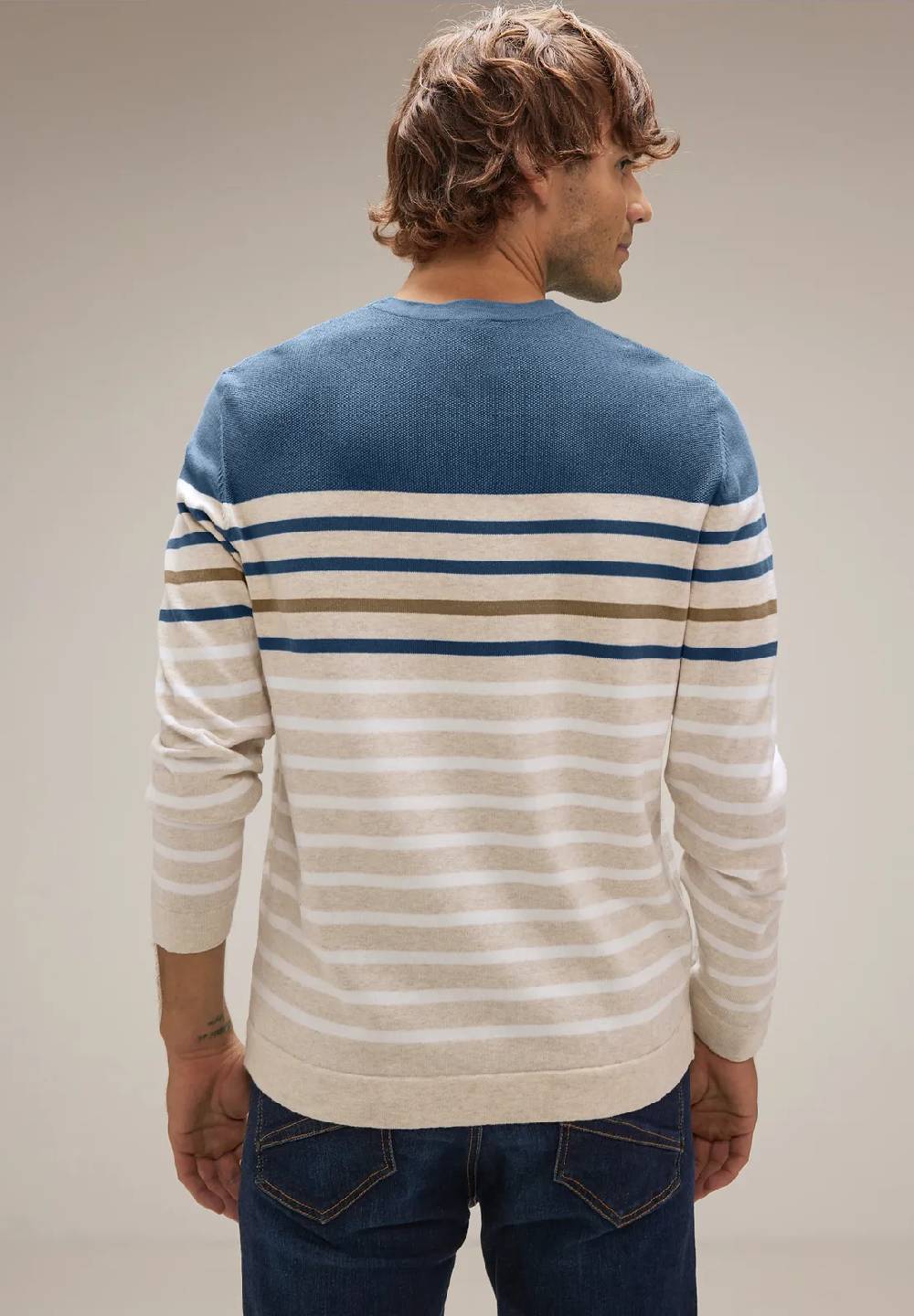 Street One Gestreifter Strickpullover