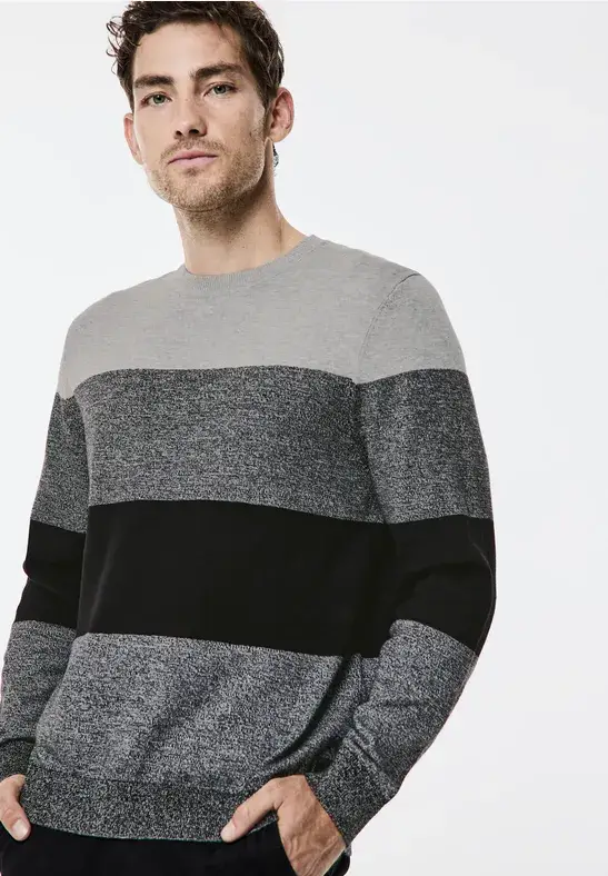 Street One Gestreifter Strickpullover