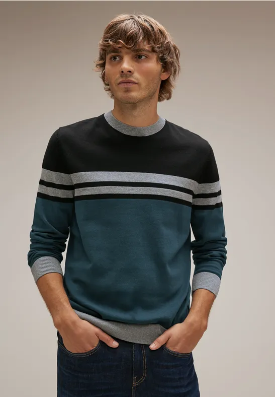 Street One Gestreifter Strickpullover