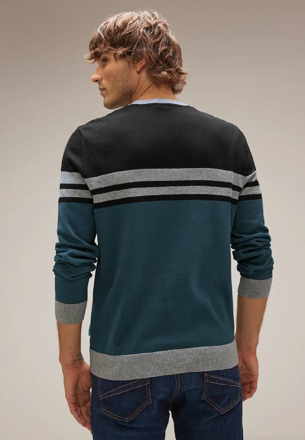 Street One Gestreifter Strickpullover