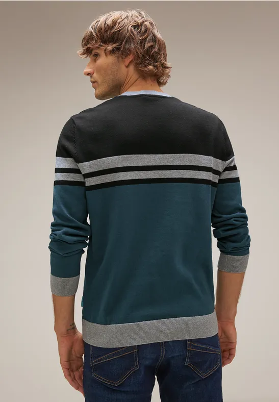 Street One Gestreifter Strickpullover